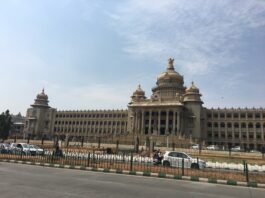ಕರ್ನಾಟಕ ಬಂದ್ - ವಿಧಾನಸೌಧ, ಬೆಂಗಳೂರು