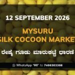 Mysuru Silk Cocoon Market Rates – 12 September 2026