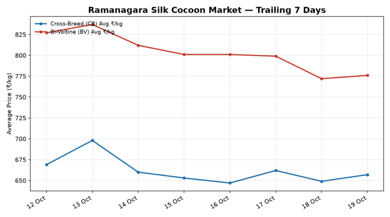 Ramanagara Silk Cocoon Trend – 19 October 2026