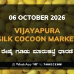Vijayapura Silk Cocoon Market Rates – 06 October 2026
