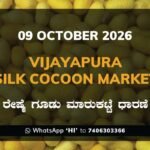 Vijayapura Silk Cocoon Market Rates – 09 October 2026